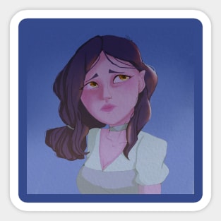 Worried Sticker